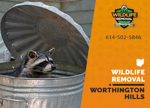 Worthington Hills Wildlife Removal professional removing pest animal