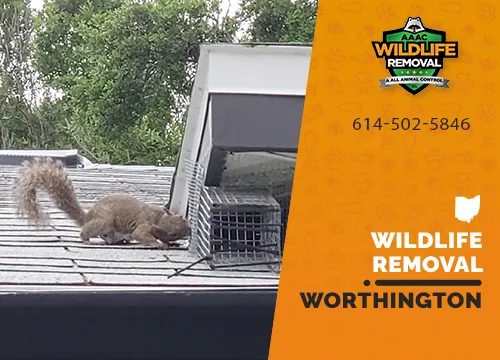 Worthington Wildlife Removal professional removing pest animal
